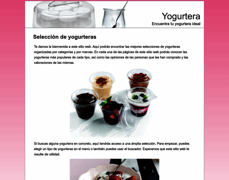 Yogurtera.com.es thumbnail