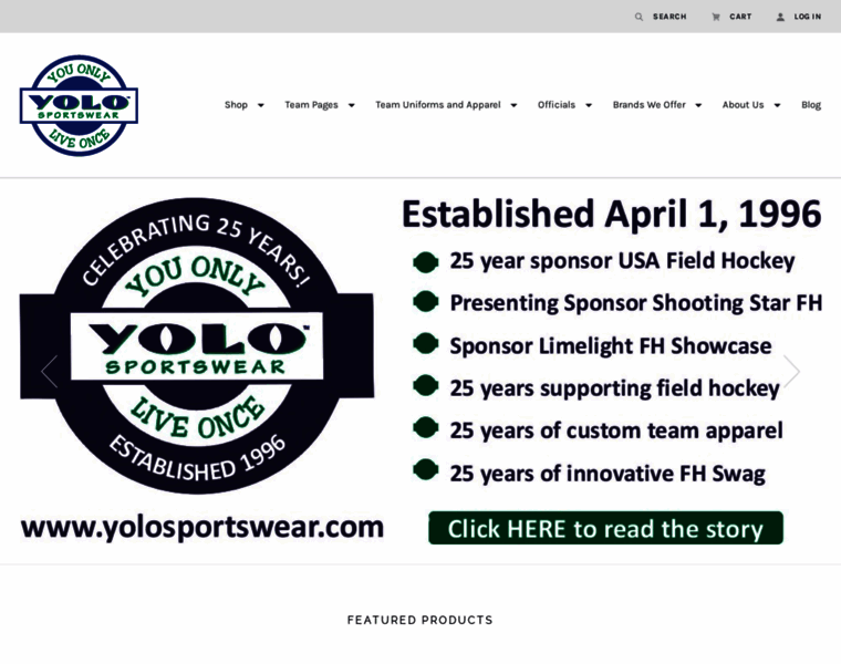 Yolosportswear.com thumbnail