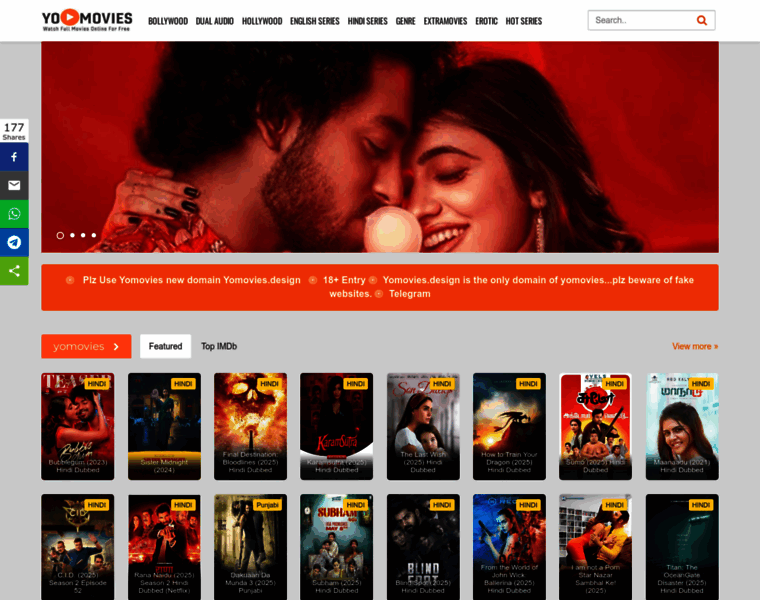 Yomovies.design thumbnail