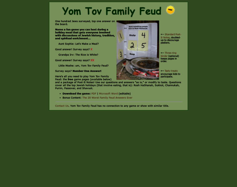 Yomtovfamilyfeud.com thumbnail