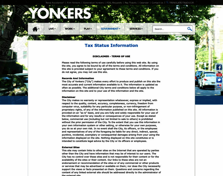 Yonkers.municipaltaxpayments.com thumbnail