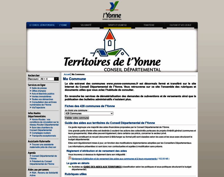 Yonne-communes.org thumbnail