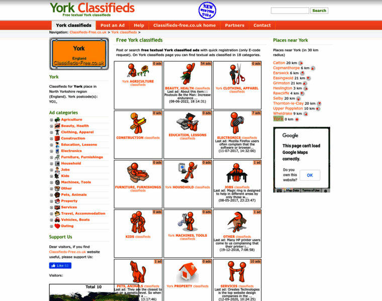 York.classifieds-free.co.uk thumbnail