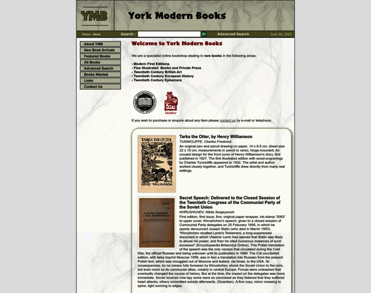 Yorkmodernbooks.com thumbnail