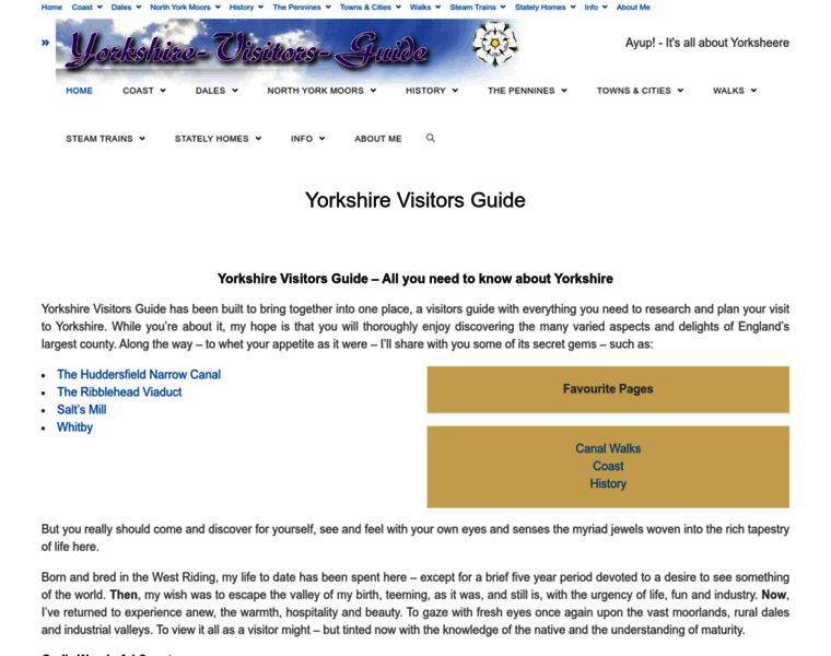 Yorkshire-visitors-guide.com thumbnail