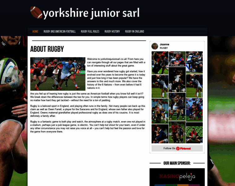 Yorkshirejuniorsarl.co.uk thumbnail