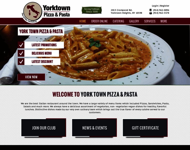Yorktownpizza-pasta.com thumbnail