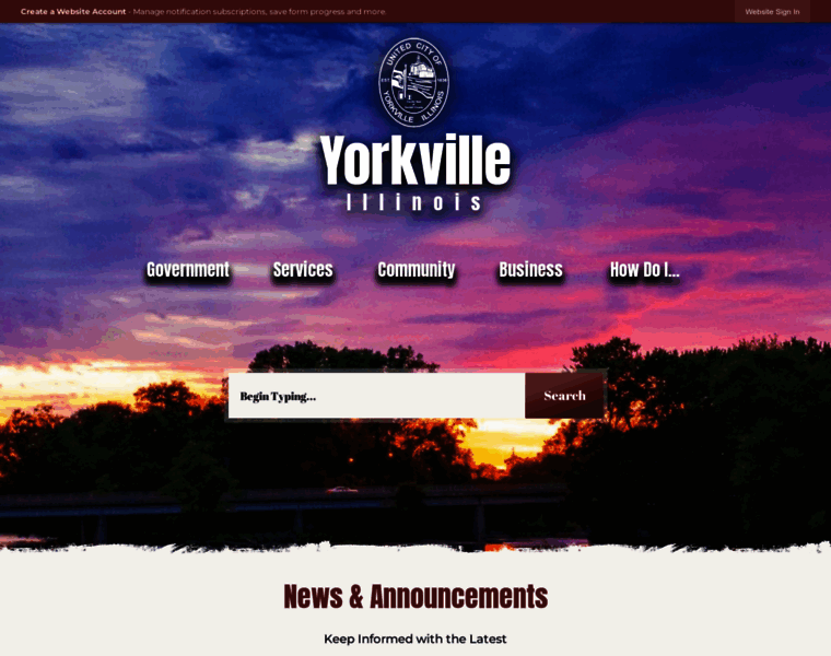 Yorkville.il.us thumbnail