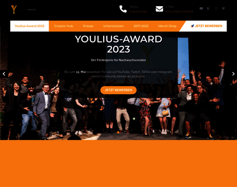 Youlius-award.de thumbnail