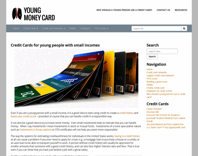 Youngmoneycards.com thumbnail