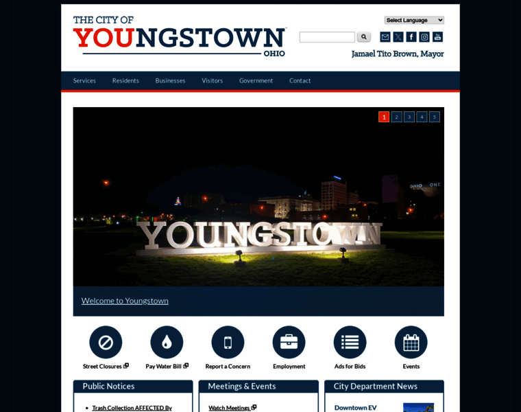 Youngstownohio.gov thumbnail