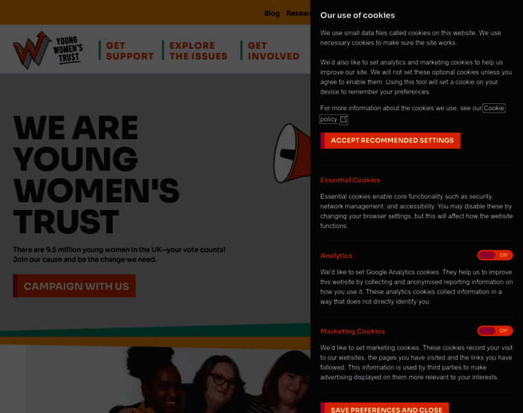 Youngwomenstrust.org thumbnail