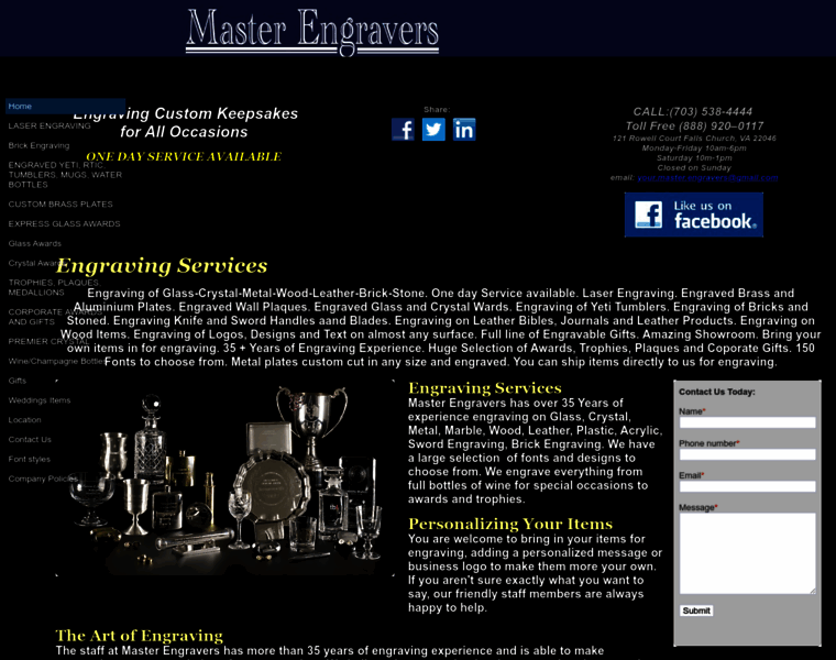 Your-master-engravers.com thumbnail