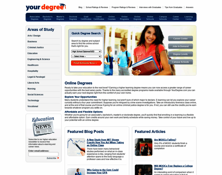 Yourdegree.com thumbnail