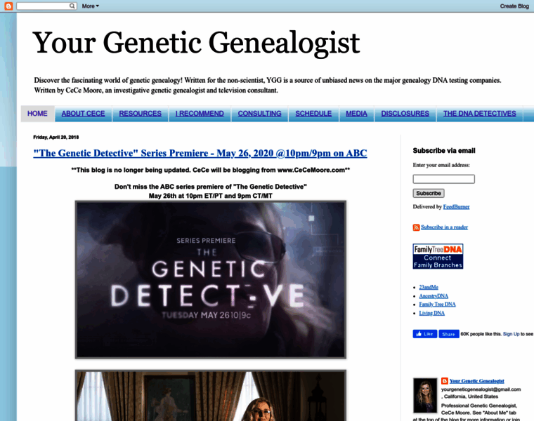 Yourgeneticgenealogist.com thumbnail