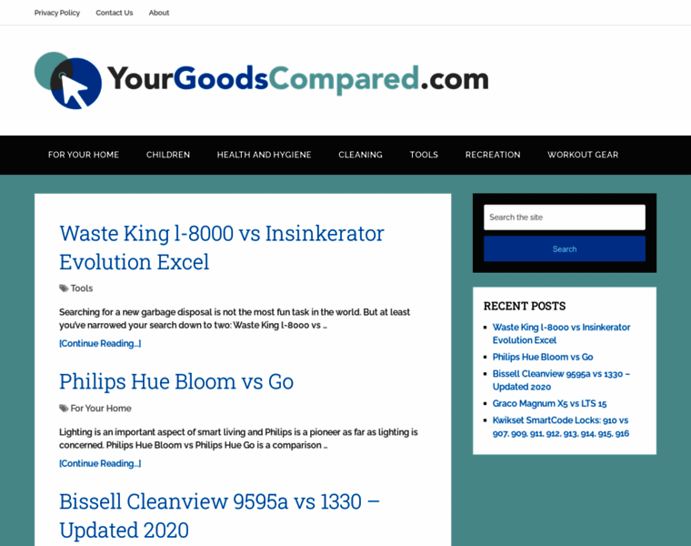 Yourgoodscompared.com thumbnail
