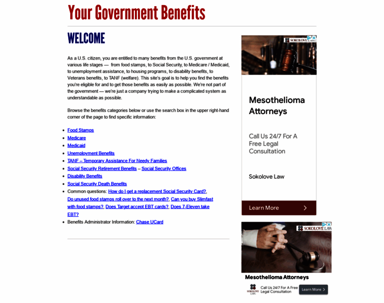 Yourgovernmentbenefits.com thumbnail