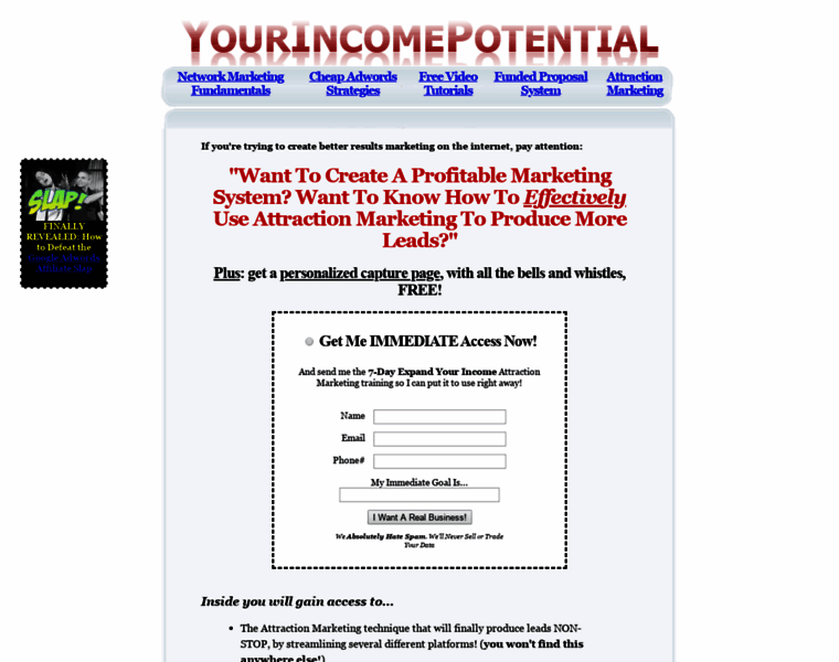 Yourincomepotential.com thumbnail