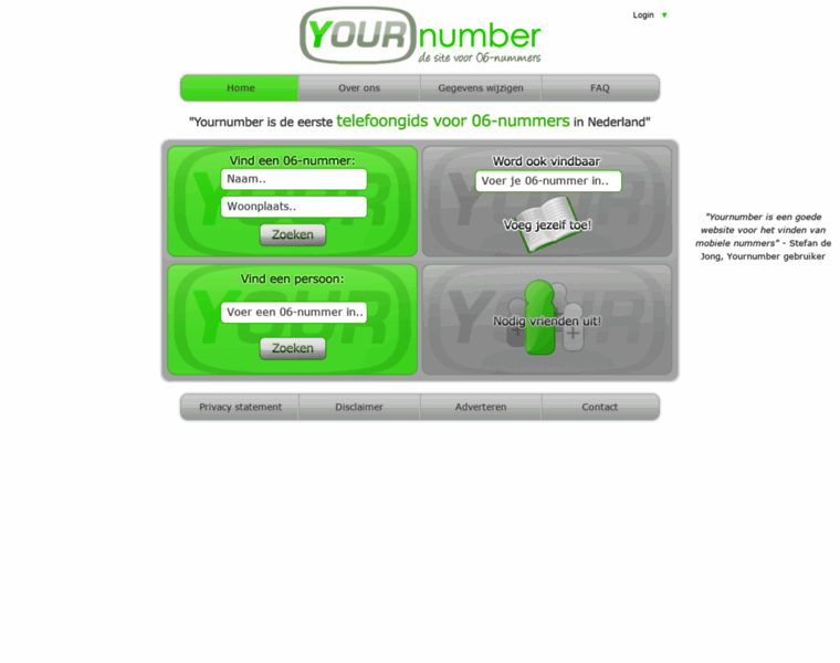 Yournumber.nl thumbnail