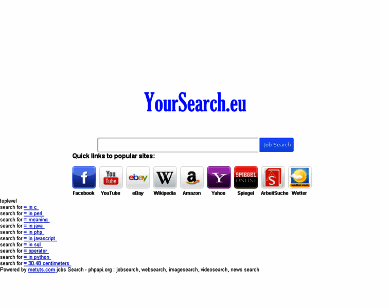 Yoursearch.eu thumbnail