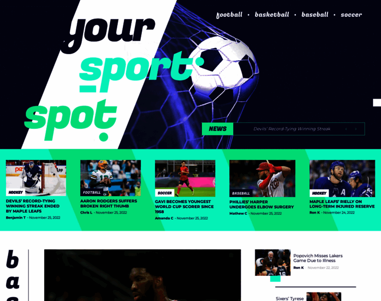 Yoursportspot.com thumbnail