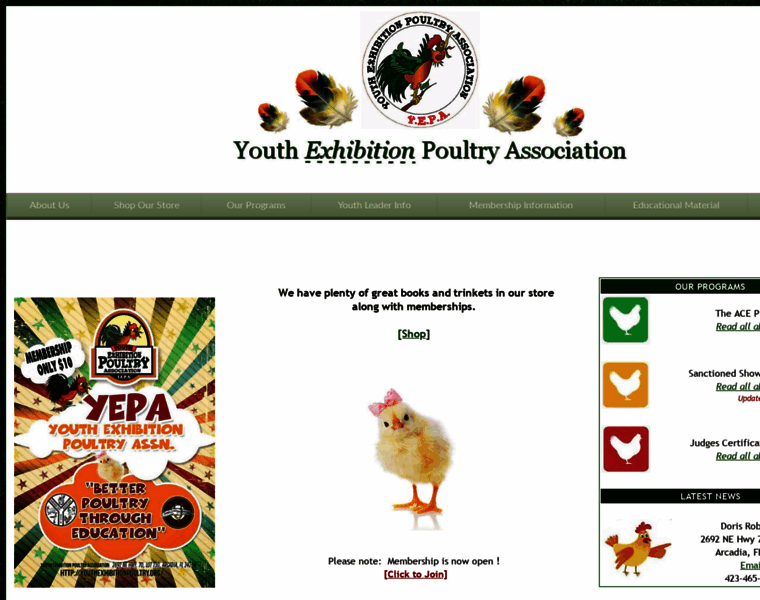 Youthexhibitionpoultry.org thumbnail