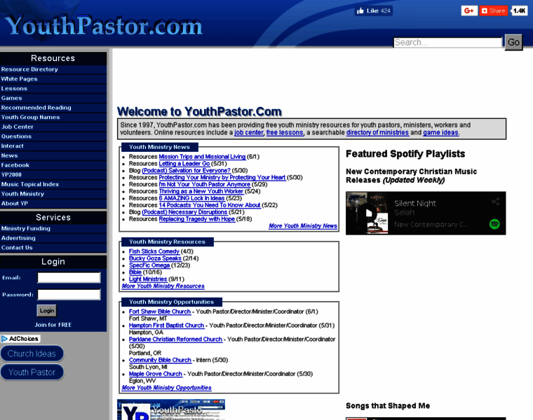 Youthpastor.com thumbnail