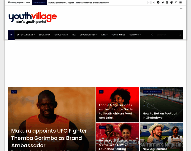 Youthvillage.co.zw thumbnail