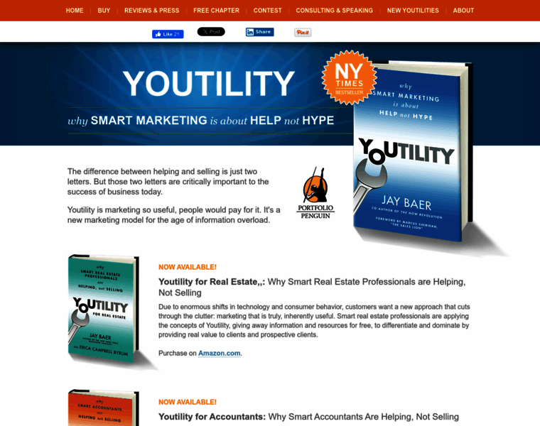 Youtilitybook.com thumbnail