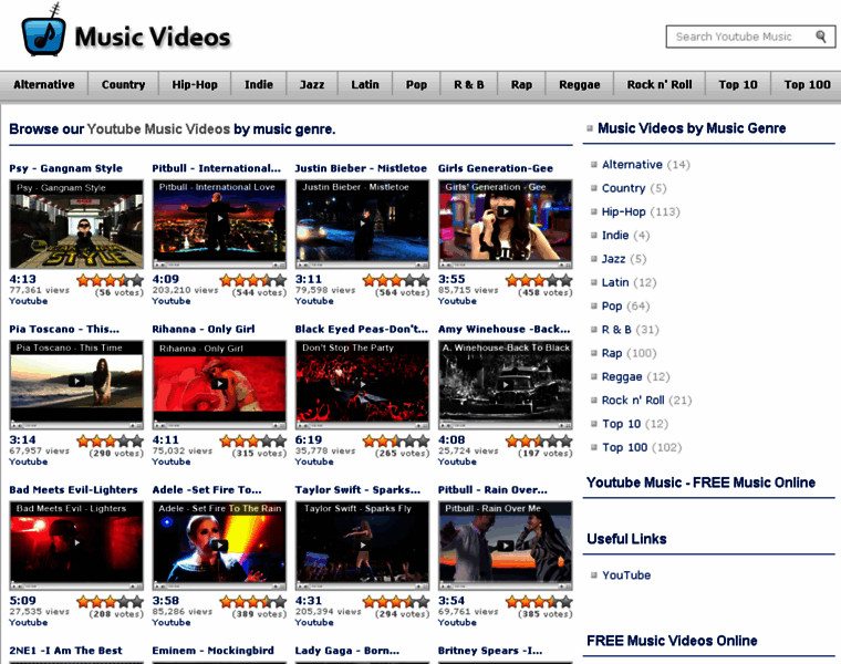 Youtubemusicvideos.net thumbnail