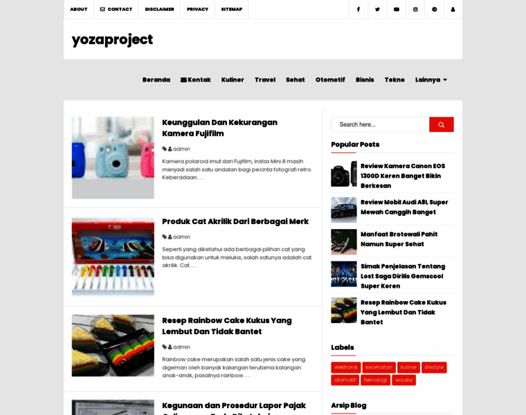 Yozaproject.com thumbnail