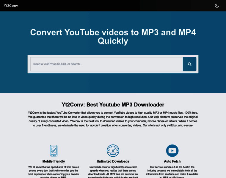 Yt2conv.org thumbnail