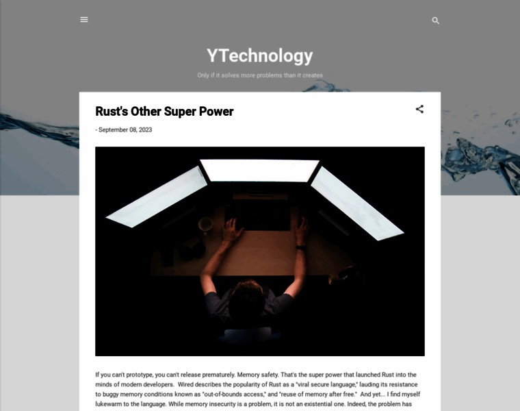 Ytechnology.com thumbnail