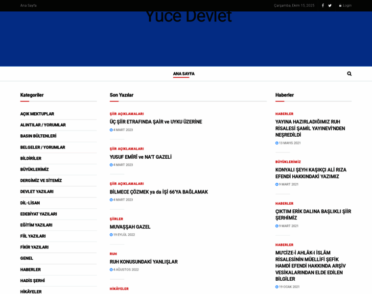 Yucedevlet.com thumbnail