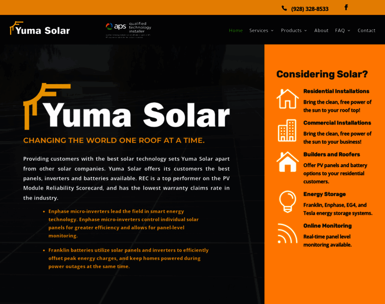 yuma-solar.com at WI. Yuma-Solar - Photovoltaic (PV) Solar Systems ...