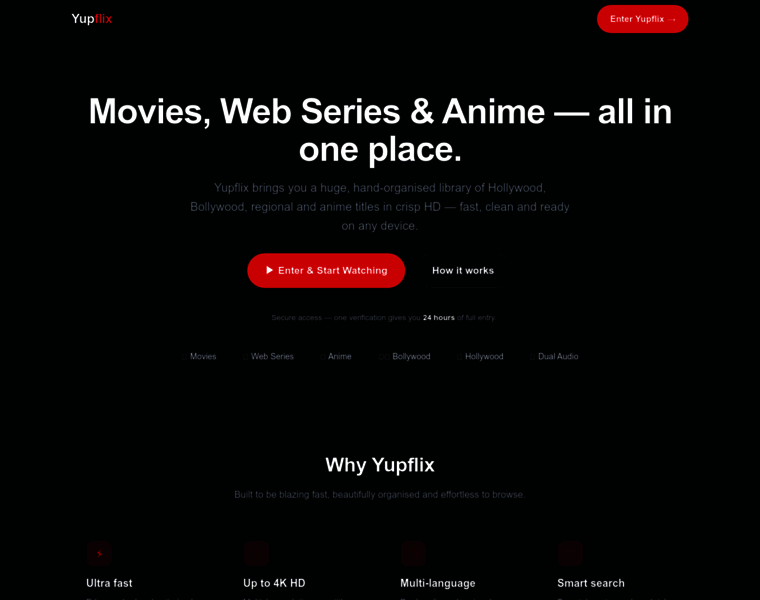 yupflix.com at WI. Yupflix — Watch & Download Movies, Web Series ...