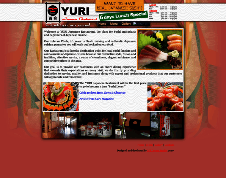 Yurijapaneserestaurant.com thumbnail