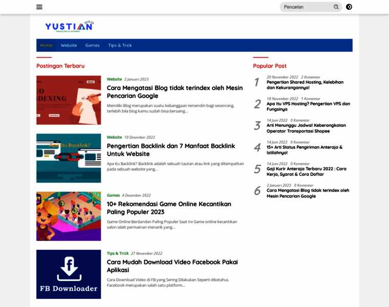 Yustian.web.id thumbnail