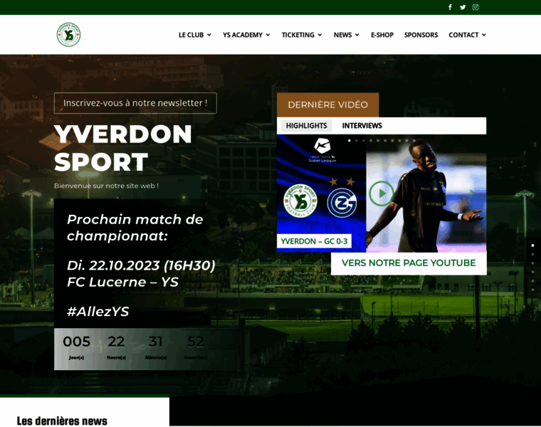 Yverdonsport.ch thumbnail