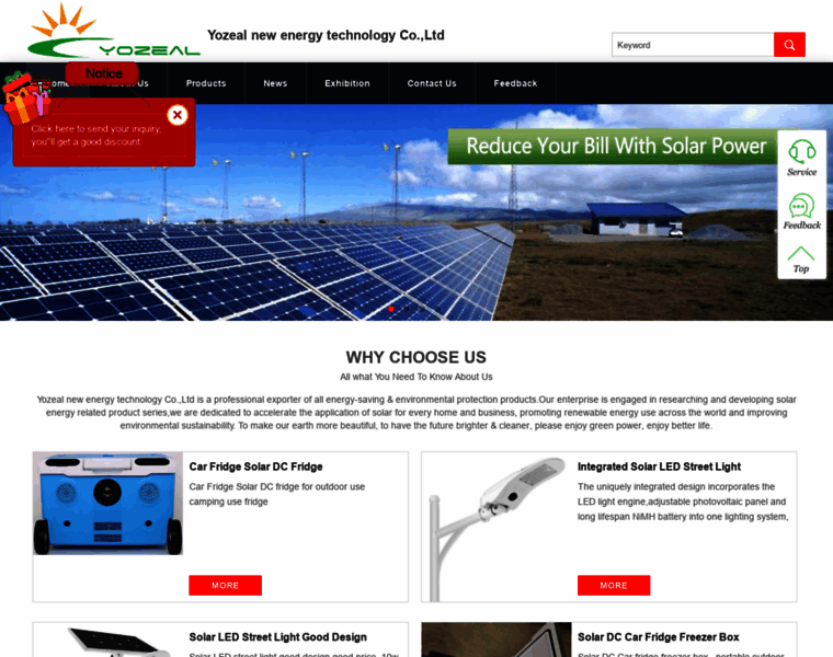Yz-solarenergy.com thumbnail