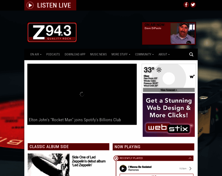 Z943radio.com thumbnail
