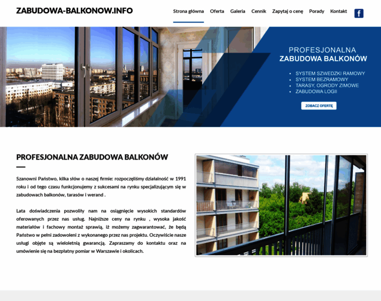 Zabudowa-balkonow.info thumbnail
