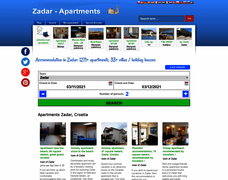 Zadar-apartments.co.uk thumbnail