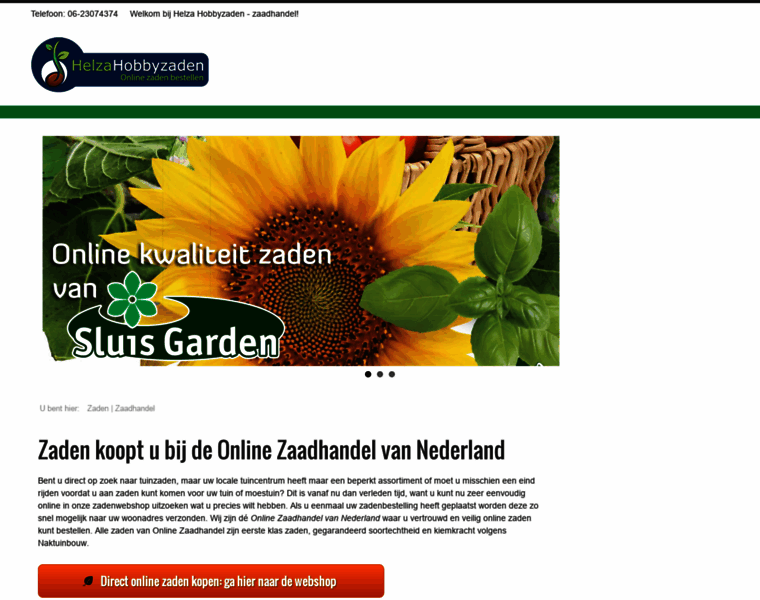 Zaden-zaadhandel.nl thumbnail