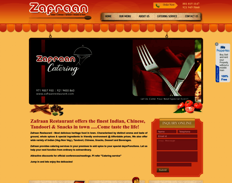 Zafraanrestaurant.com thumbnail