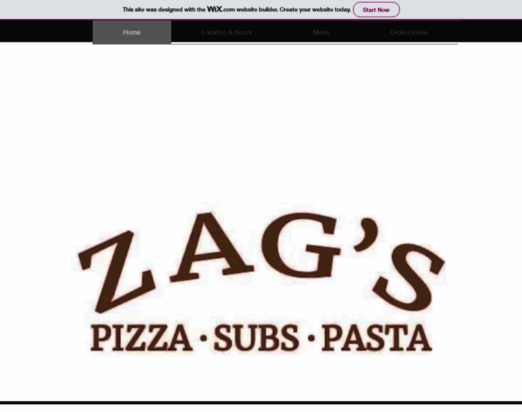 Zagspizza.com thumbnail