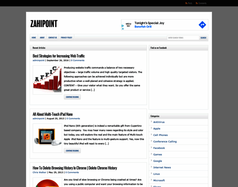 Zahipoint.com thumbnail