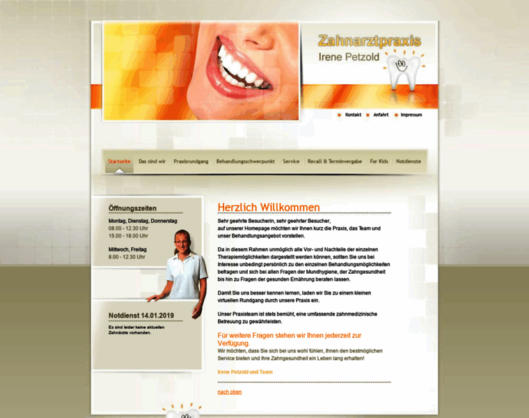Zahn-rostock.de thumbnail