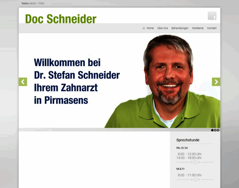 Zahnarzt-doc-schneider.de thumbnail