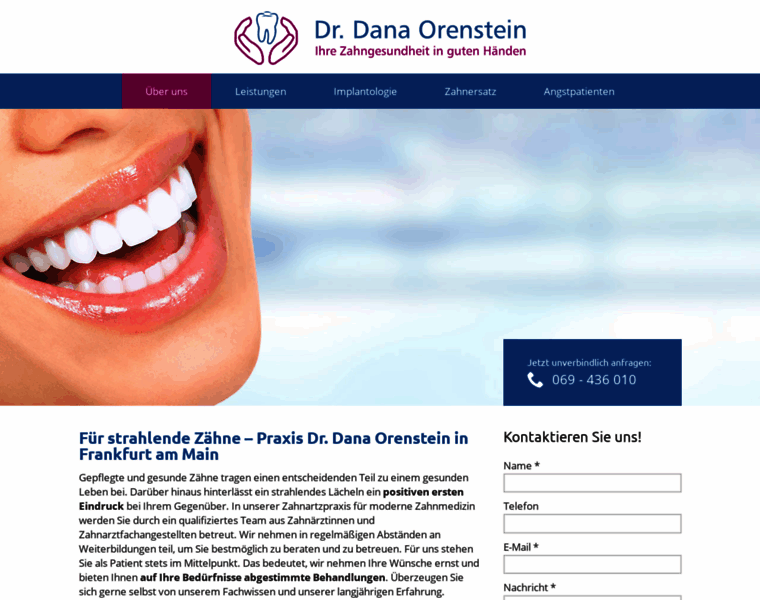 Zahnarzt-dr-orenstein.de thumbnail